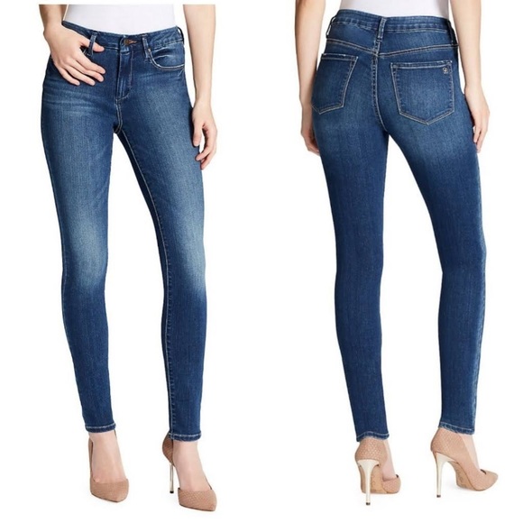 Jessica Simpson Denim - Jessica Simpson High Rise Skinny Jeans Medium Blue 14/32 Denim